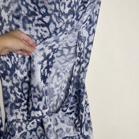 Donatella Cheetah Leopard Print Long Sleeve Mini Formal Dress XS - Picture 8 of 11